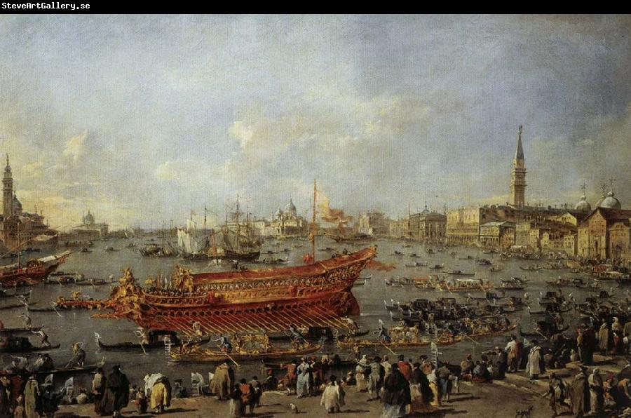 Francesco Guardi Doge on the Bucentoro on Ascension Day